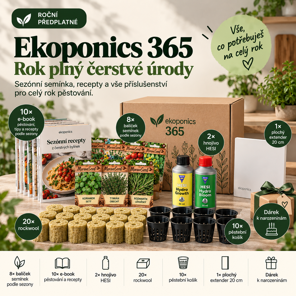 Předplatné Ekoponics 365